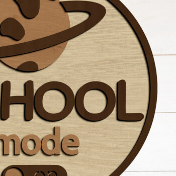 Intra απο ξύλο plywood 3mm-4mm πάχος – Διακοσμητικό πάνελ τοίχου σχολείου, κομμένο αρχείο Δίασταση 40x30 cm INTRAFABR-96105249 - Image 2