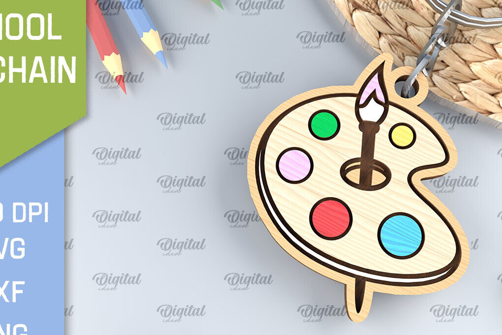 Intra απο ξύλο plywood 3mm-4mm πάχος – Σχολική Ξύλινη Μπρελόκ Κοπή Laser Δίασταση  5x5 cm INTRAFABR-96205585