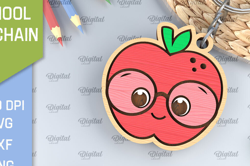 Intra απο ξύλο plywood 3mm-4mm πάχος – Σχολική Ξύλινη Μπρελόκ Κοπή Laser Δίασταση  5x5 cm INTRAFABR-96205746