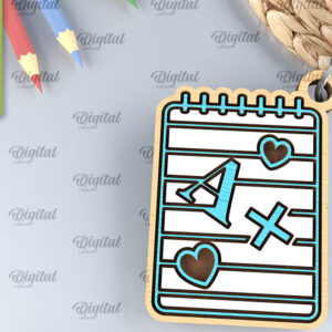 Intra απο ξύλο plywood 3mm-4mm πάχος – Σχολική Ξύλινη Μπρελόκ Κοπή Laser Δίασταση  5x5 cm INTRAFABR-96205819