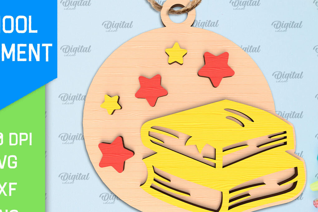 Intra απο ξύλο plywood 3mm-4mm πάχος – Σχολικό Ξύλινο Στολίδι Δίασταση  20x20 cm INTRAFABR-96740321