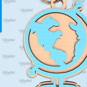 Intra απο ξύλο plywood 3mm-4mm πάχος – Σχολικό Ξύλινο Στολίδι Δίασταση  20x20 cm INTRAFABR-96739835 - Image 1