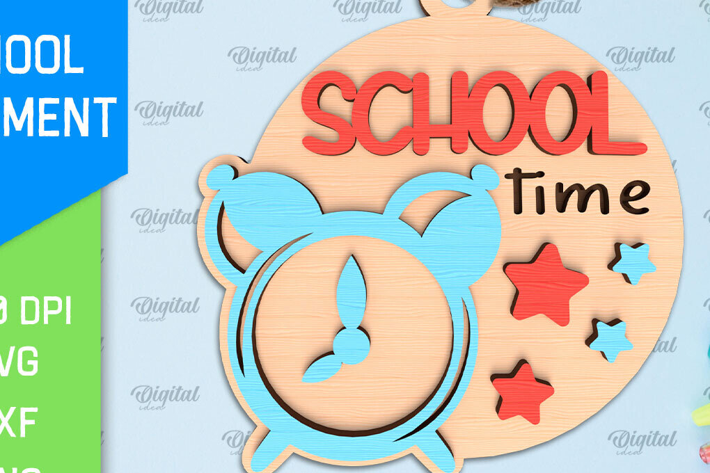 Intra απο ξύλο plywood 3mm-4mm πάχος – Σχολικό Ξύλινο Στολίδι Δίασταση  20x20 cm INTRAFABR-96739927