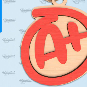 Intra απο ξύλο plywood 3mm-4mm πάχος – Σχολικό Ξύλινο Στολίδι Δίασταση  20x20 cm INTRAFABR-96740067 - Image 1