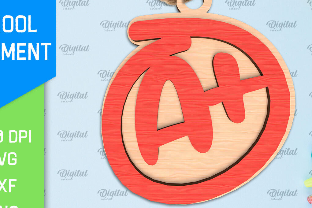 Intra απο ξύλο plywood 3mm-4mm πάχος – Σχολικό Ξύλινο Στολίδι Δίασταση  20x20 cm INTRAFABR-96740067