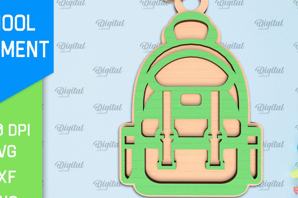 Intra απο ξύλο plywood 3mm-4mm πάχος – Σχολικό Ξύλινο Στολίδι Δίασταση  20x20 cm INTRAFABR-96740282