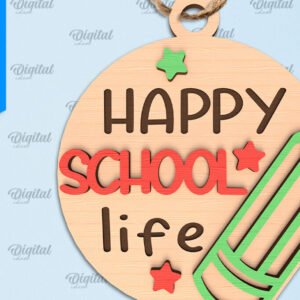 Intra απο ξύλο plywood 3mm-4mm πάχος – Σχολικό Ξύλινο Στολίδι Δίασταση  20x20 cm INTRAFABR-96735432