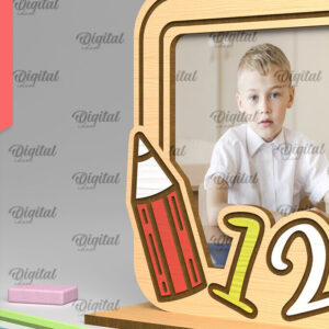 Intra απο ξύλο plywood 3mm-4mm πάχος – Σχολική ξύλινη κορνίζα φωτογραφιών Δίασταση  20x20 cm INTRAFABR-95644471