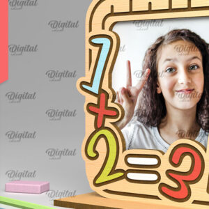 Intra απο ξύλο plywood 3mm-4mm πάχος – Σχολική ξύλινη κορνίζα φωτογραφιών Δίασταση  20x20 cm INTRAFABR-95644785