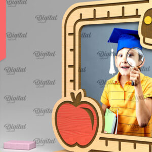 Intra απο ξύλο plywood 3mm-4mm πάχος – Σχολική ξύλινη κορνίζα φωτογραφιών Δίασταση  20x20 cm INTRAFABR-95644218