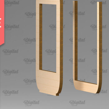 Intra απο ξύλο plywood 3mm-4mm πάχος – Σχολική ξύλινη κορνίζα φωτογραφιών Δίασταση  20x20 cm INTRAFABR-95644218 - Image 2