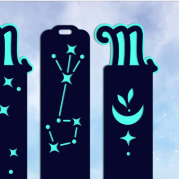 Intra απο ξύλο plywood 3mm-4mm πάχος – Σελιδοδείκτες Zodiac Scorpio Layered Δίασταση 20x20 cm INTRAFABR-117116383 - Image 1