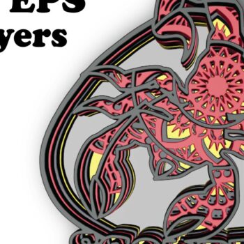 Intra απο ξύλο plywood 3mm-4mm πάχος – Scorpion , 5 στρώματα Δίασταση  20x20 cm INTRAFABR-30513764 - Image 5