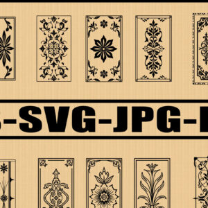 Intra απο ξύλο plywood 3mm-4mm πάχος – Scroll Flower Frame Δίασταση  45x45 cm INTRAFABR-123821782