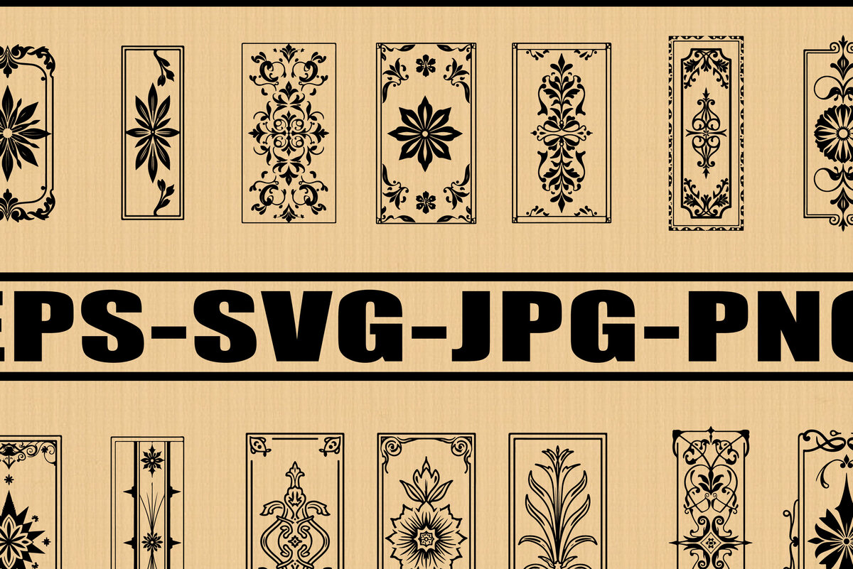 Intra απο ξύλο plywood 3mm-4mm πάχος – Scroll Flower Frame Δίασταση  45x45 cm INTRAFABR-123821782