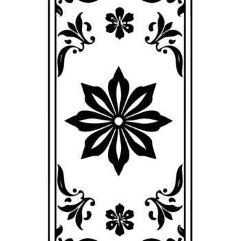 Intra απο ξύλο plywood 3mm-4mm πάχος – Scroll Flower Frame Δίασταση  45x45 cm INTRAFABR-123821782 - Image 2