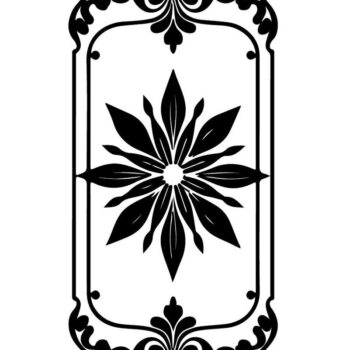 Intra απο ξύλο plywood 3mm-4mm πάχος – Scroll Flower Frame Δίασταση  45x45 cm INTRAFABR-123821782 - Image 7