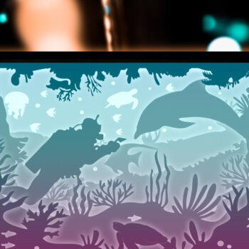 Intra απο ξύλο plywood 3mm-4mm πάχος – Scuba Diving Paper Cut Light Box Δίασταση  20x20 cm INTRAFABR-27687073 - Image 1