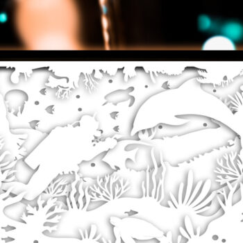 Intra απο ξύλο plywood 3mm-4mm πάχος – Scuba Diving Paper Cut Light Box Δίασταση  20x20 cm INTRAFABR-27687073 - Image 3