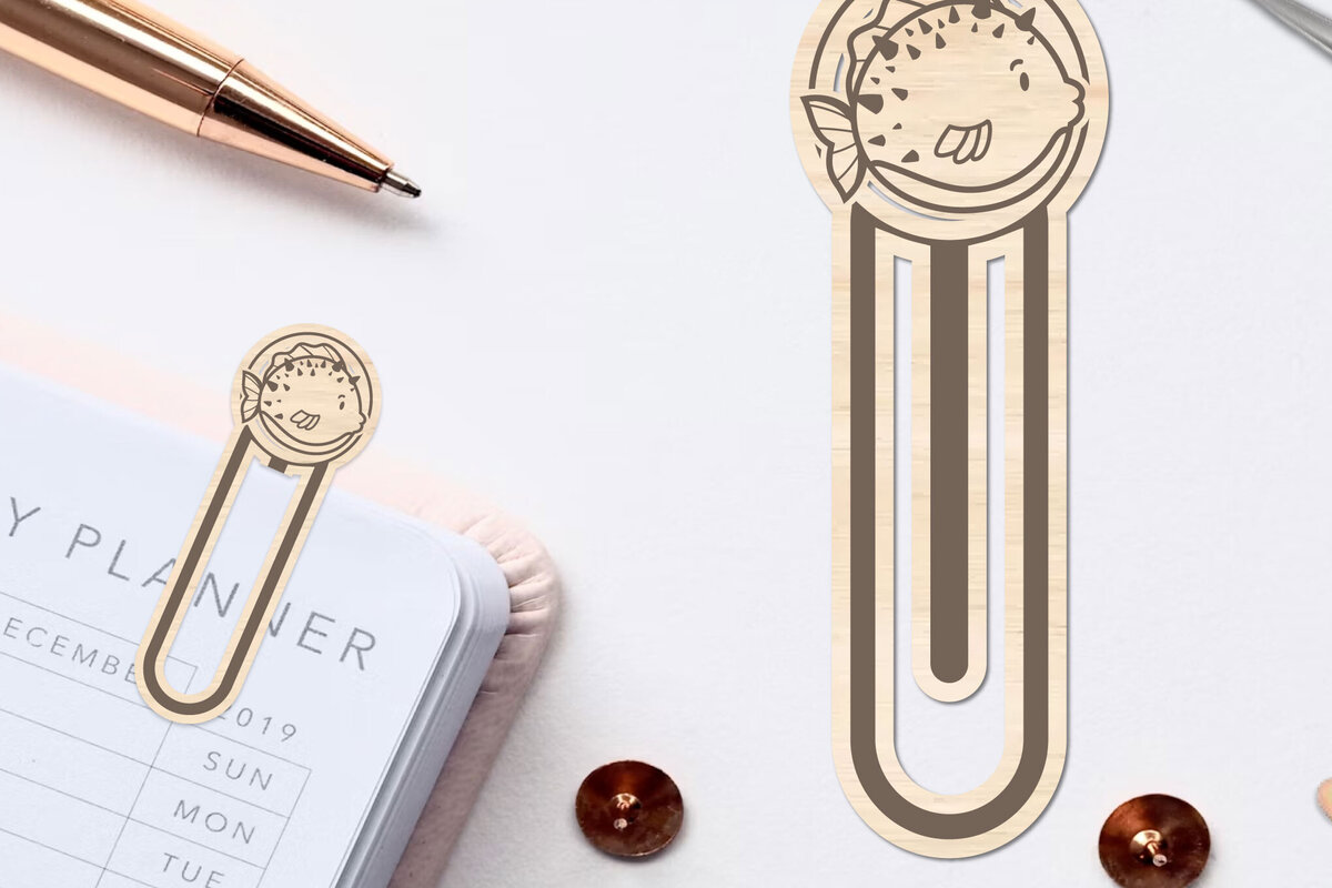 Intra απο ξύλο plywood 3mm-4mm πάχος – Θαλασσινό ζώο σελιδοδείκτης Χαρτοκόψιμο με λέιζερ Δίασταση  20x20 cm INTRAFABR-96564171