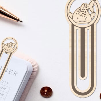 Intra απο ξύλο plywood 3mm-4mm πάχος – Θαλασσινό ζώο σελιδοδείκτης Χαρτοκόψιμο με λέιζερ Δίασταση  20x20 cm INTRAFABR-96564567 - Image 1