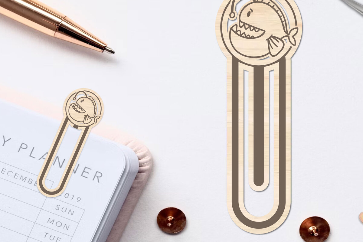 Intra απο ξύλο plywood 3mm-4mm πάχος – Θαλασσινό ζώο σελιδοδείκτης Χαρτοκόψιμο με λέιζερ Δίασταση  20x20 cm INTRAFABR-96564802