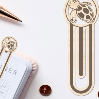 Intra απο ξύλο plywood 3mm-4mm πάχος – Θαλασσινό ζώο σελιδοδείκτης Χαρτοκόψιμο με λέιζερ Δίασταση 20x20 cm INTRAFABR-96565557 - Image 1