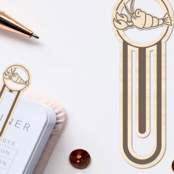 Intra απο ξύλο plywood 3mm-4mm πάχος – Θαλασσινό ζώο σελιδοδείκτης Χαρτοκόψιμο με λέιζερ Δίασταση  20x20 cm INTRAFABR-96563924 - Image 1