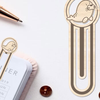 Intra απο ξύλο plywood 3mm-4mm πάχος – Θαλασσινό ζώο σελιδοδείκτης Χαρτοκόψιμο με λέιζερ Δίασταση  20x20 cm INTRAFABR-96563555 - Image 1