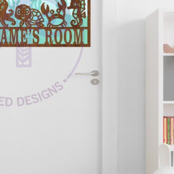 Intra απο ξύλο plywood 3mm-4mm πάχος – Πινακίδα ονόματος σκηνής θαλάσσιου ζώου 3 Layer Δίασταση  20x20 cm INTRAFABR-96776404 - Image 4