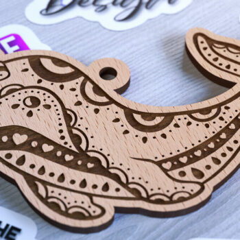 Intra απο ξύλο plywood 3mm-4mm πάχος – Στολίδια με θαλάσσια ζώα | Ωκεανός Δίασταση  20x20 cm INTRAFABR-93334855 - Image 5