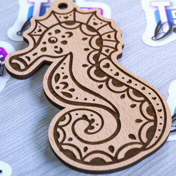 Intra απο ξύλο plywood 3mm-4mm πάχος – Στολίδια με θαλάσσια ζώα | Ωκεανός Δίασταση  20x20 cm INTRAFABR-93334855 - Image 11