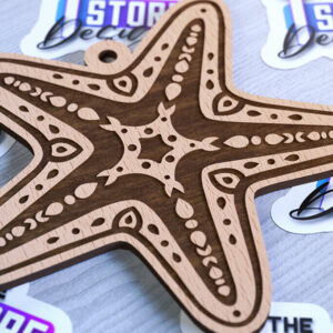 Intra απο ξύλο plywood 3mm-4mm πάχος – Στολίδια με θαλάσσια ζώα | Ωκεανός Δίασταση  20x20 cm INTRAFABR-93334805