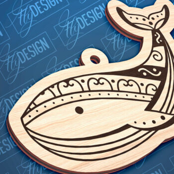 Intra απο ξύλο plywood 3mm-4mm πάχος – Στολίδια με θαλάσσια ζώα | Ωκεανός Δίασταση  20x20 cm INTRAFABR-93699006 - Image 11