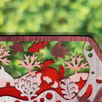 Intra απο ξύλο plywood 3mm-4mm πάχος – ΠακέτοBottle Sea Δίασταση  20x20 cm INTRAFABR-111847666 - Image 12