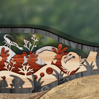 Intra απο ξύλο plywood 3mm-4mm πάχος – ΠακέτοBottle Sea Δίασταση  20x20 cm INTRAFABR-111847666 - Image 13