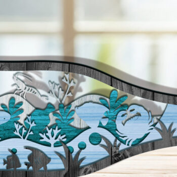 Intra απο ξύλο plywood 3mm-4mm πάχος – ΠακέτοBottle Sea Δίασταση  20x20 cm INTRAFABR-111847666 - Image 15