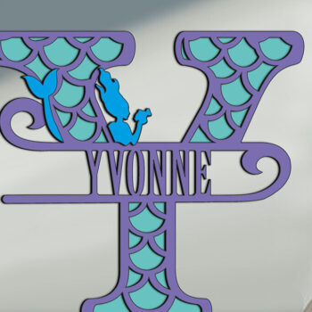 Intra απο ξύλο plywood 3mm-4mm πάχος – Sea Decor Letter Y Ocean Alphabet Δίασταση  20x20 cm INTRAFABR-122680319 - Image 2