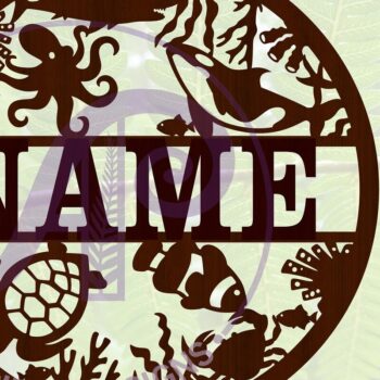 Intra απο ξύλο plywood 3mm-4mm πάχος – SVG Name Sign File Cut Δίασταση  40x30 cm INTRAFABR-67419224 - Image 1