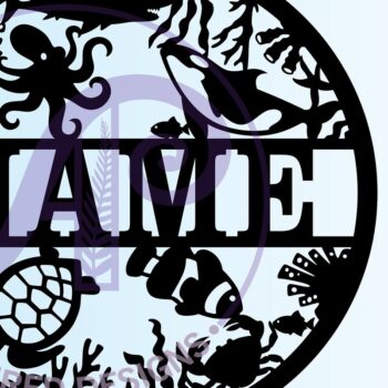 Intra απο ξύλο plywood 3mm-4mm πάχος – SVG Name Sign File Cut Δίασταση  40x30 cm INTRAFABR-67419224 - Image 3