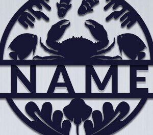 Intra απο ξύλο plywood 3mm-4mm πάχος – Sea Life Διακόσμηση Δωματίου Όνομα Πινακίδα Δίασταση  20x20 cm INTRAFABR-72632088