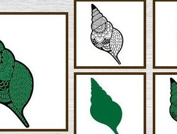 Intra απο ξύλο plywood 3mm-4mm πάχος – Sea Shell Δίασταση  20x20 cm INTRAFABR-32891599 - Image 2