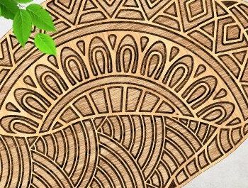 Intra απο ξύλο plywood 3mm-4mm πάχος – Sea Shell Δίασταση  20x20 cm INTRAFABR-34046198 - Image 1