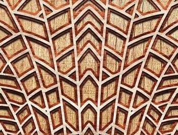 Intra απο ξύλο plywood 3mm-4mm πάχος – Sea Shell Δίασταση  20x20 cm INTRAFABR-32891580 - Image 2