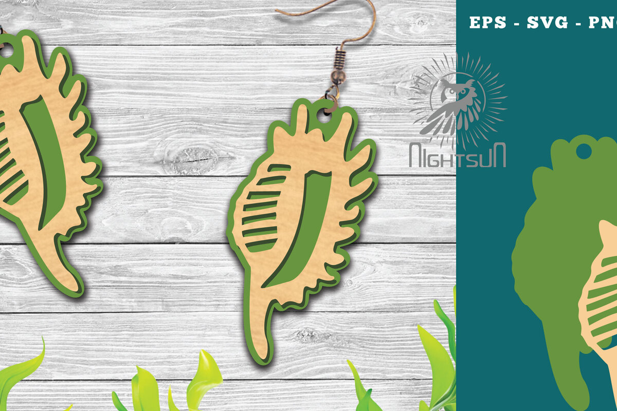 Intra απο ξύλο plywood 3mm-4mm πάχος – Σκουλαρίκια με λέιζερ Sea Shells 13 Δίασταση  5x5 cm INTRAFABR-113272795