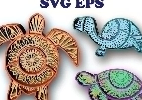 Intra απο ξύλο plywood 3mm-4mm πάχος – Θαλάσσιες χελώνες , 3 σχέδια , 5 στρώσεις Δίασταση  20x20 cm INTRAFABR-31644767