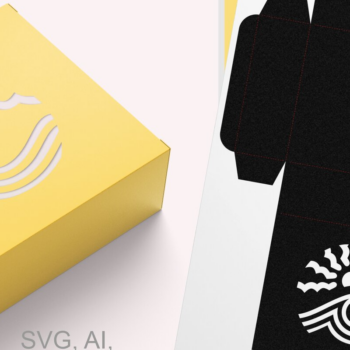 Intra απο ξύλο plywood 3mm-4mm πάχος – Παραλληλόγραμμο κουτί δώρου Sea Wave και Sun Δίασταση 20x20 cm INTRAFABR-123141598 - Image 2