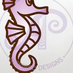 Intra απο ξύλο plywood 3mm-4mm πάχος – Seahorse Two Layer Cut out Wal Δίασταση  20x20 cm INTRAFABR-115336305