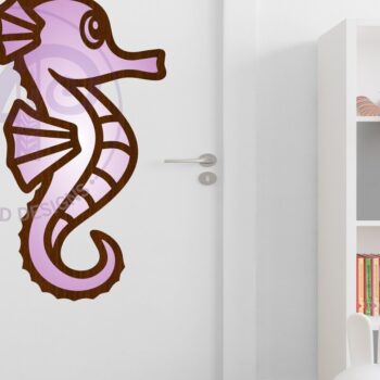 Intra απο ξύλο plywood 3mm-4mm πάχος – Seahorse Two Layer Cut out Wal Δίασταση  20x20 cm INTRAFABR-115336305 - Image 2