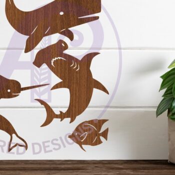 Intra απο ξύλο plywood 3mm-4mm πάχος – Sealife Cut out Design Set 1, Δίασταση  40x30 cm INTRAFABR-111771210 - Image 2